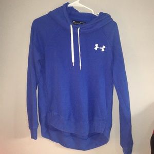 Blue Under Armour Cowl Neck Hoodie